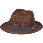 Chapeaux de paille Stetson marron Pays 57 cm look fashion pour homme 
