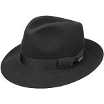 Chapeaux en feutre Stetson noirs en feutre 55 cm look fashion pour femme 
