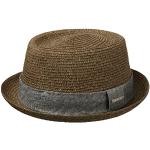 Chapeaux de paille Stetson marron 63 cm look fashion pour femme 
