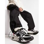 Baskets à lacets Steve Madden noires en caoutchouc à lacets Pointure 37 look casual pour femme en promo 