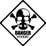 Sticker Danger toxic - Breaking bad