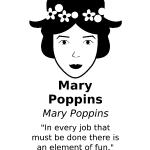 Sticker Job - Mary poppins