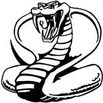 Autocollants Mygoodprice noirs à motif serpents 