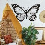 Stickers géants Roommates à motif papillons 