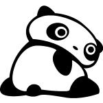 Autocollants Ambiance Sticker à motif pandas 