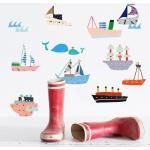 Stickers muraux Mimi'lou à motif bateaux 