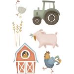 Stickers muraux Vintage Little Farm 42 x 30cm Multicolore |