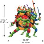 Club Mocchi Mocchi Tomy - Peluche Tortues Ninja Donatello 15 cm- Peluches  TMNT à Collectionner - Jouets sous Licence Officielle - Figurines d'action  