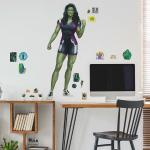 Roommates - Stickers repositionnables - Marvel - She-Hulk - 52 cm x 128 cm - Vert