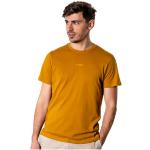 T-shirts dorés en coton à manches longues bio à manches longues à col rond Taille XL look utility pour homme 