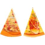 Crèches de Noël kaki en plastique à motif pizza 