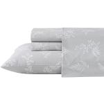Linge de lit blanc en coton style campagne 