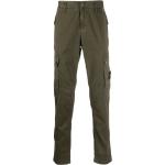 Pantalons cargo Stone Island vert olive stretch W32 L33 pour homme 