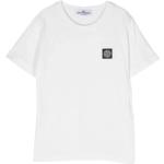 T-shirts à col rond Stone Island blancs en jersey Taille 10 ans pour fille de la boutique en ligne Miinto.fr avec livraison gratuite 