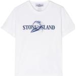 T-shirts à col rond Stone Island blancs en jersey Taille 10 ans pour fille de la boutique en ligne Miinto.fr avec livraison gratuite 
