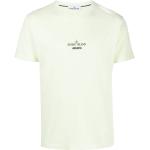 T-shirts à imprimés Stone Island vert d'eau à manches courtes pour homme 