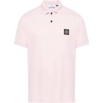 Polos Stone Island roses à rayures en coton Taille 3 XL look fashion 