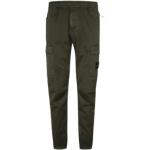 Pantalons slim Stone Island verts Taille M pour homme 