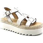 Sandales Stonefly blanches en cuir Pointure 38 look fashion pour femme 