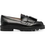 Chaussures casual Stuart Weitzman noires en caoutchouc à pompons à bouts ronds Pointure 40,5 look casual pour femme en promo 