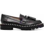 Chaussures casual Stuart Weitzman noires en caoutchouc à perles à bouts ronds Pointure 40 look casual pour femme 