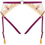 Porte-jarretelles violets en soie Taille S pour femme en promo 