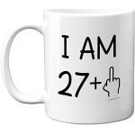 Stuff4 - Cadeau d'anniversaire pour 28 ans pour homme femme mug fantaisie grossier cadeau amusant parfait cadeau d'anniversaire tasses drôles pour 28 ans vingt-huit ans tasses à café céramique 325 ml