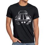 style3 Eleanor T-Shirt Homme Mustang Muscle Car, Taille:M