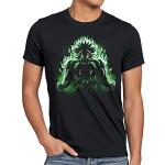 style3 Notorious Broly T-Shirt Homme Roshi Ball z Roshi Son-Goku, Taille:S