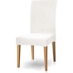 Housses de chaise Subrtex blanc crème extensibles scandinaves 