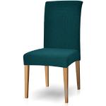 Housses de chaise Subrtex bleu canard extensibles scandinaves 