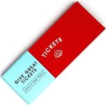 Carnets Suck uk rouges en tissu de ticket en promo 