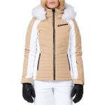 Vestes de ski Sun Valley marron en lycra avec jupe pare-neige Taille S look fashion pour femme 
