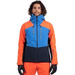 Vestes de ski Sun Valley orange imperméables respirantes avec jupe pare-neige Taille XL look fashion pour homme en promo 