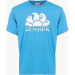 T-shirts Sundek bleus Taille XXL pour homme 