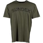 T-shirts col rond Sundek verts à manches courtes à col rond Taille XL look casual pour homme 