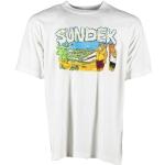 T-shirts à imprimés Sundek blancs à manches courtes à col rond Taille L look casual 