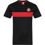Sunderland AFC Officiel - T-Shirt pour Entrainement de Football - Polyester - Homme - Noir - XL