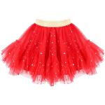 Jupes rouges en coton à perles lavable en machine look fashion pour fille de la boutique en ligne Amazon.fr 
