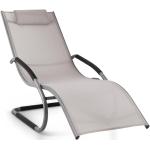 Sunwave Chaise longue transat Relax Aluminium taupe