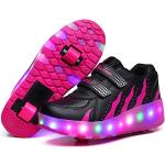 Chaussures de skate  roses lumineuses Pointure 31 look fashion pour enfant 