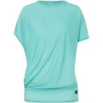 T-shirts de yoga turquoise Taille XS look casual pour femme 
