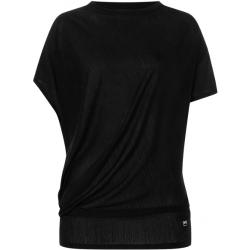 super.natural - Women's Yoga Loose Tee - T-shirt - 38 - M - jet black