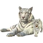 Autocollants blancs à motif tigres en promo 