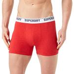 Boxers Superdry rouges Taille S look fashion pour homme 