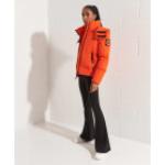Vestes d'hiver Superdry orange Taille XS look fashion pour femme 