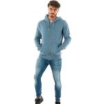 Sweats Superdry Zip bleus à capuche Taille L look fashion pour homme 