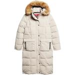 Superdry Everest Longline Puffer Coat Veste, Gris Château, 44 Femme