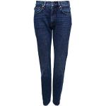 Superdry High Rise Straight Jeans, Clinton Blue St