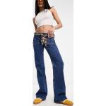Jeans slim Superdry bleues foncé en lyocell délavés éco-responsable W29 L30 look vintage pour femme en promo 